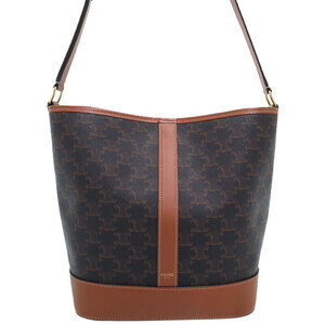 Celine Triomphe Canvas Bucket Bag